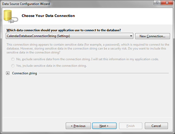 choose data connection